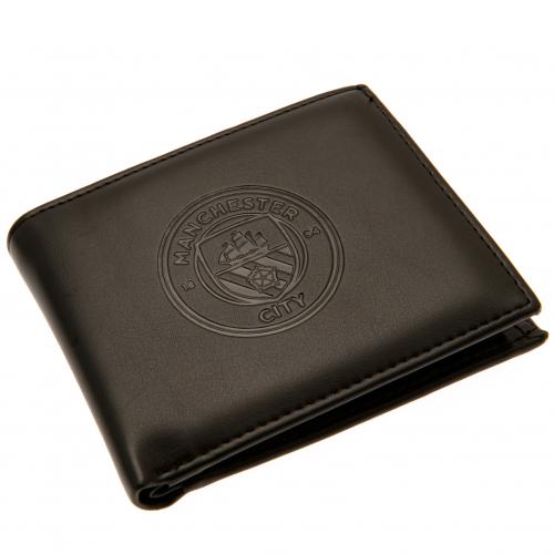 Manchester City FC - Debossed Leather Crest Wallet