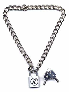 Stainless Steel Padlock Chain Necklace Lock Key Pendant Punk Rock Sid  Vicious