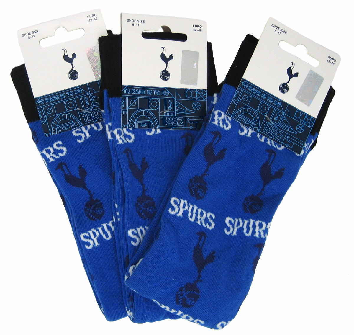 Tottenham Hotspur FC 3 Pack Dress Socks 8 11 EverythingEnglish