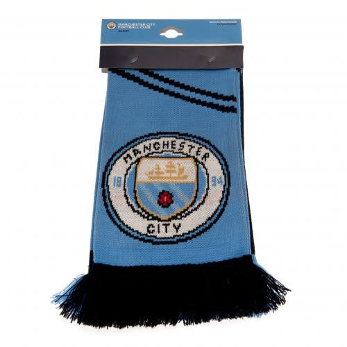 Manchester City FC - Vertigo Crest Scarf